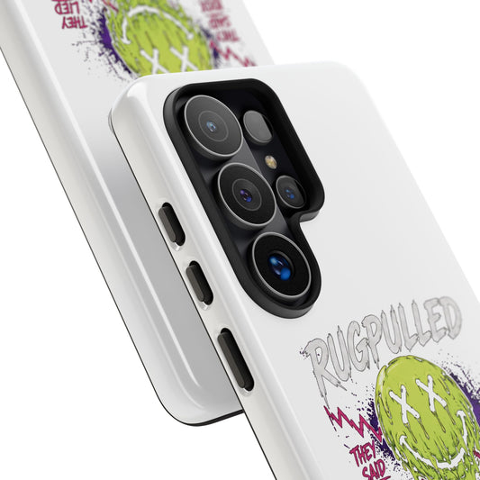 Phone Case – 'Rugpulled Again' Neon Grunge Protective Phone Cover